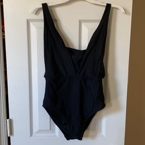 Black one piece swimsuit